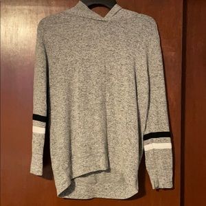 Long sleeve shirt with hood